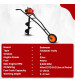 Balwaan Trolly Earth Auger 63CC with Bits (BE-63T)